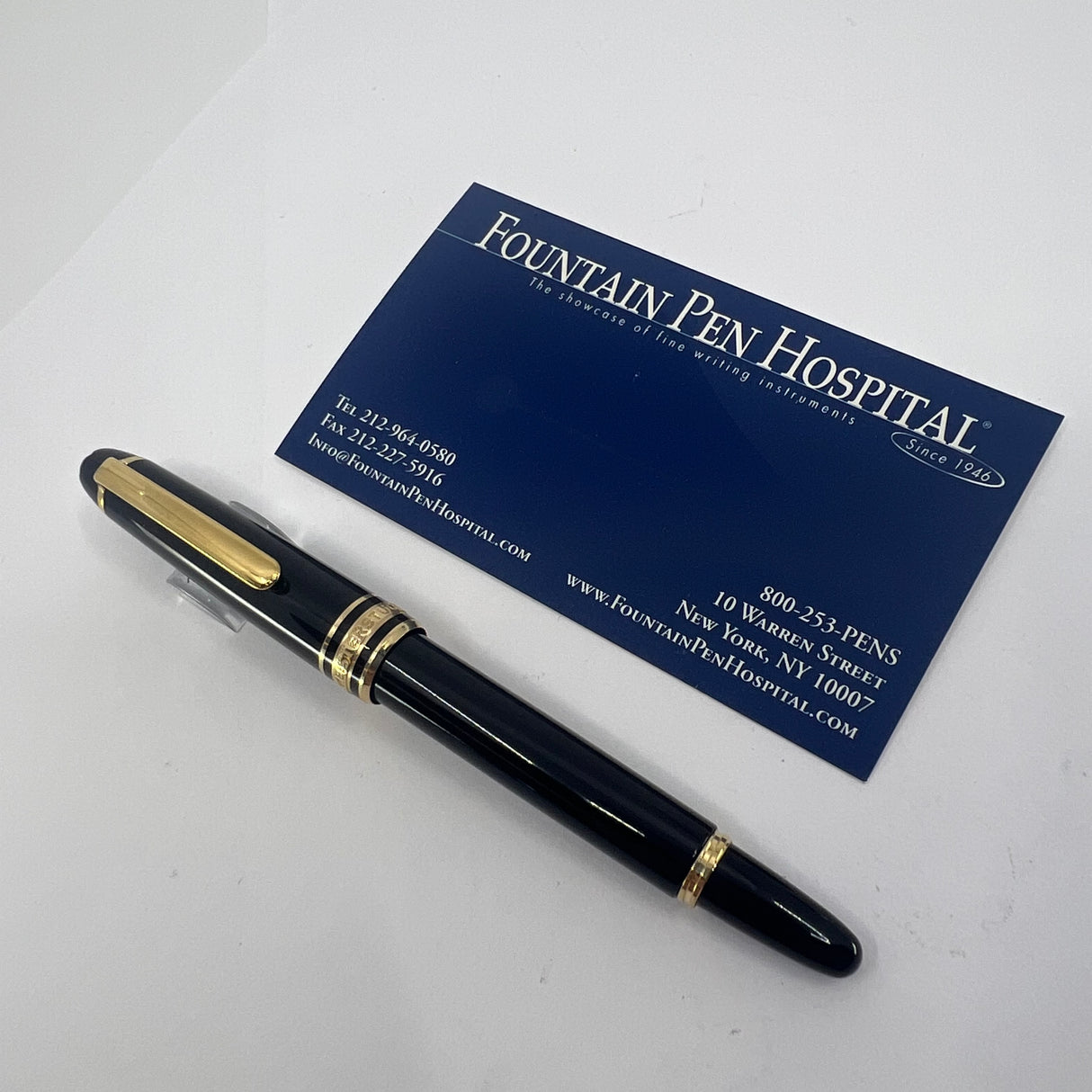 Montblanc Meisterstuck Mozart Black Resin Fountain Pen - Broad 14kt Gold  Nib