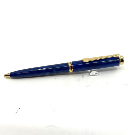 Pelikan Souveran K800 Marbled Blue O Blue Ballpoint Pen