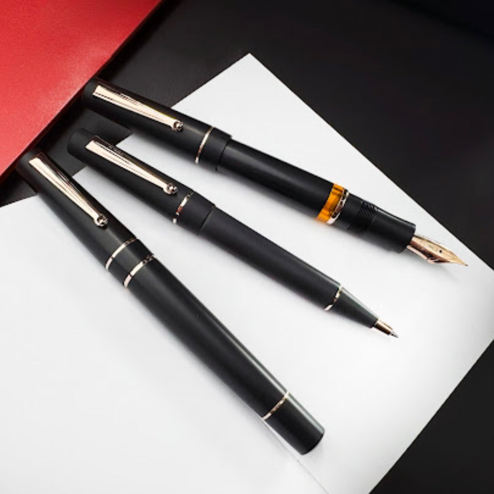 Delta Duna Matte Black Collection - Fountain Pen – Fountain Pen