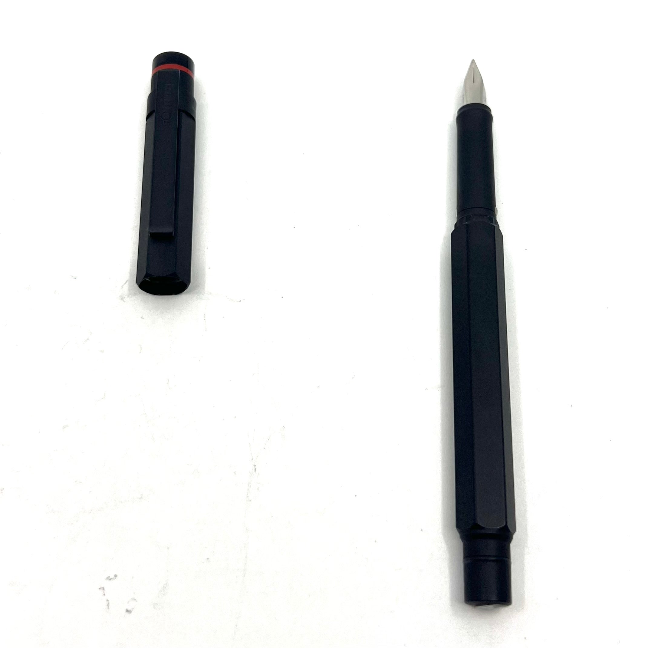 Rotring #600 Black Hexagonal Metal Fountain Pen – Fountain Pen