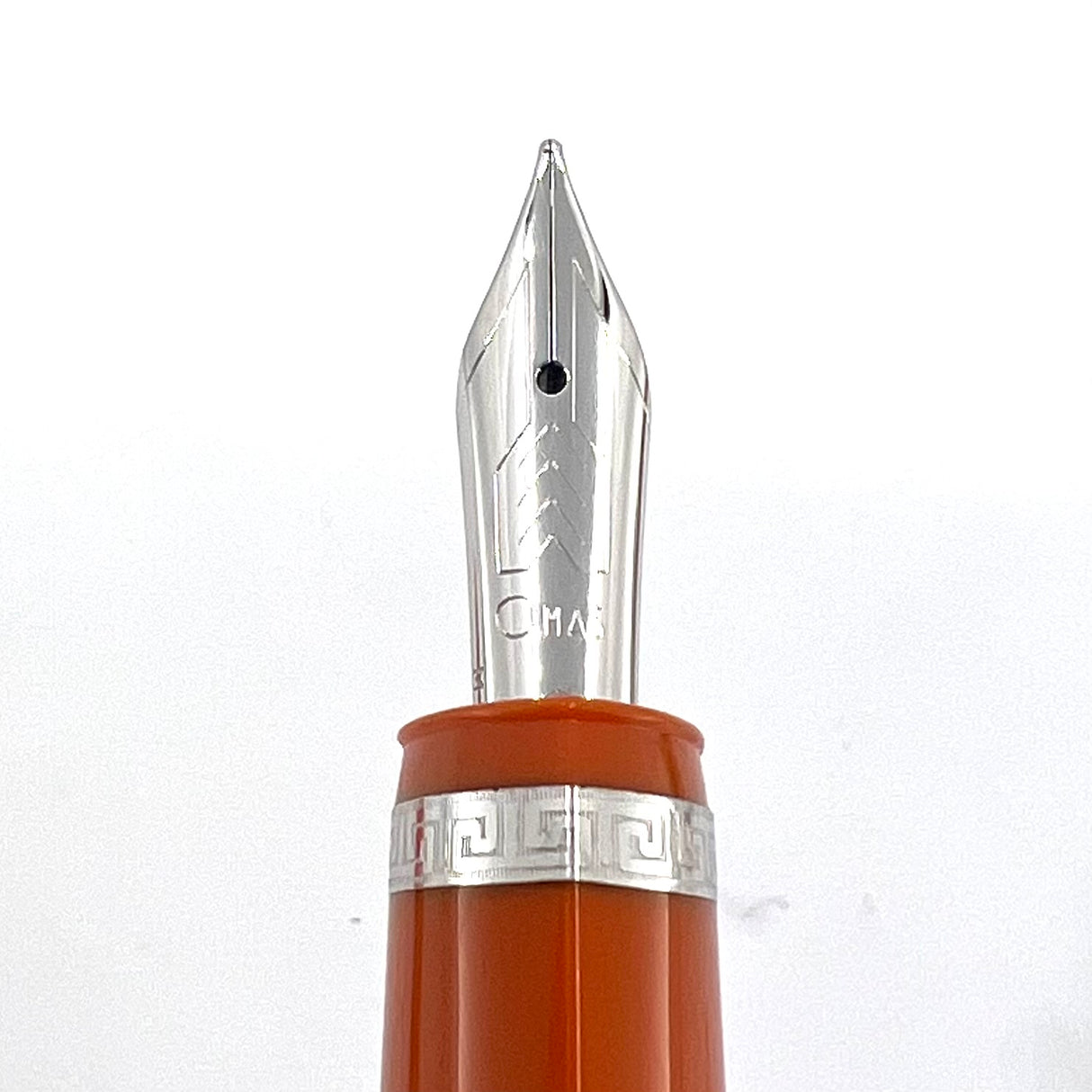 OMAS Mezzo #360 Orange Cartridge-Fill Fountain Pen-  Medium 18kt Gold Nib