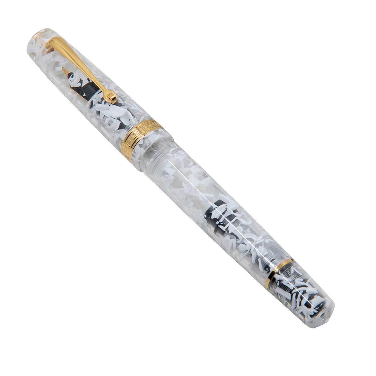 ASC Studio White Guatemala - Gold Trim - Fountain Pen