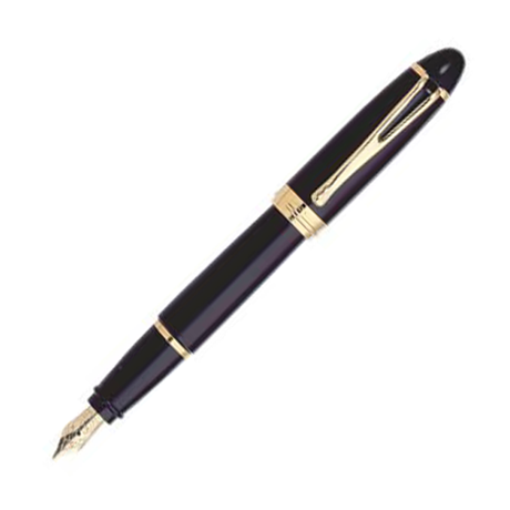 Aurora Ipsilon Deluxe Deluxe Black - Fountain Pen ( w/14kt Gold Nib)