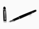 Aurora 88 Chrome Small w/ Nikargenta Trim Fountain Pen