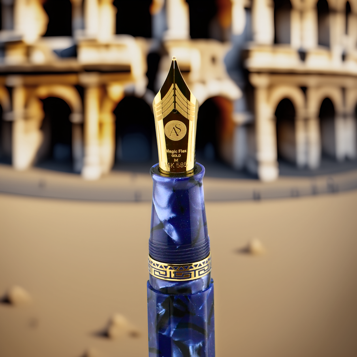 Armando Simoni Club Gran Gladiator Blue La Royale Fountain Pen Collection