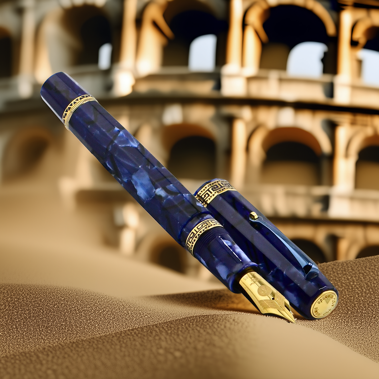 Armando Simoni Club Gran Gladiator Blue La Royale Fountain Pen Collection