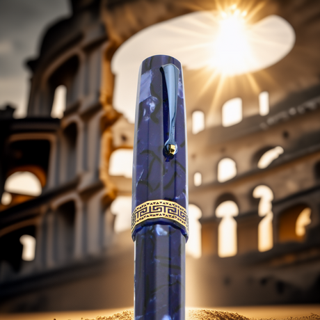 Armando Simoni Club Gran Gladiator Blue La Royale Fountain Pen Collection