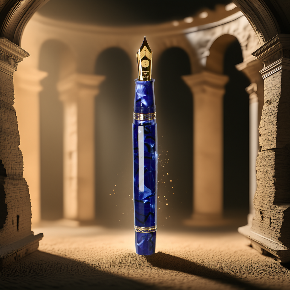 Armando Simoni Club Gran Gladiator Blue La Royale Fountain Pen Collection