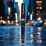 ASC Bologna Extra Blue "Wall Street" Skyscraper  Limited Edition Fountain Pen Collection