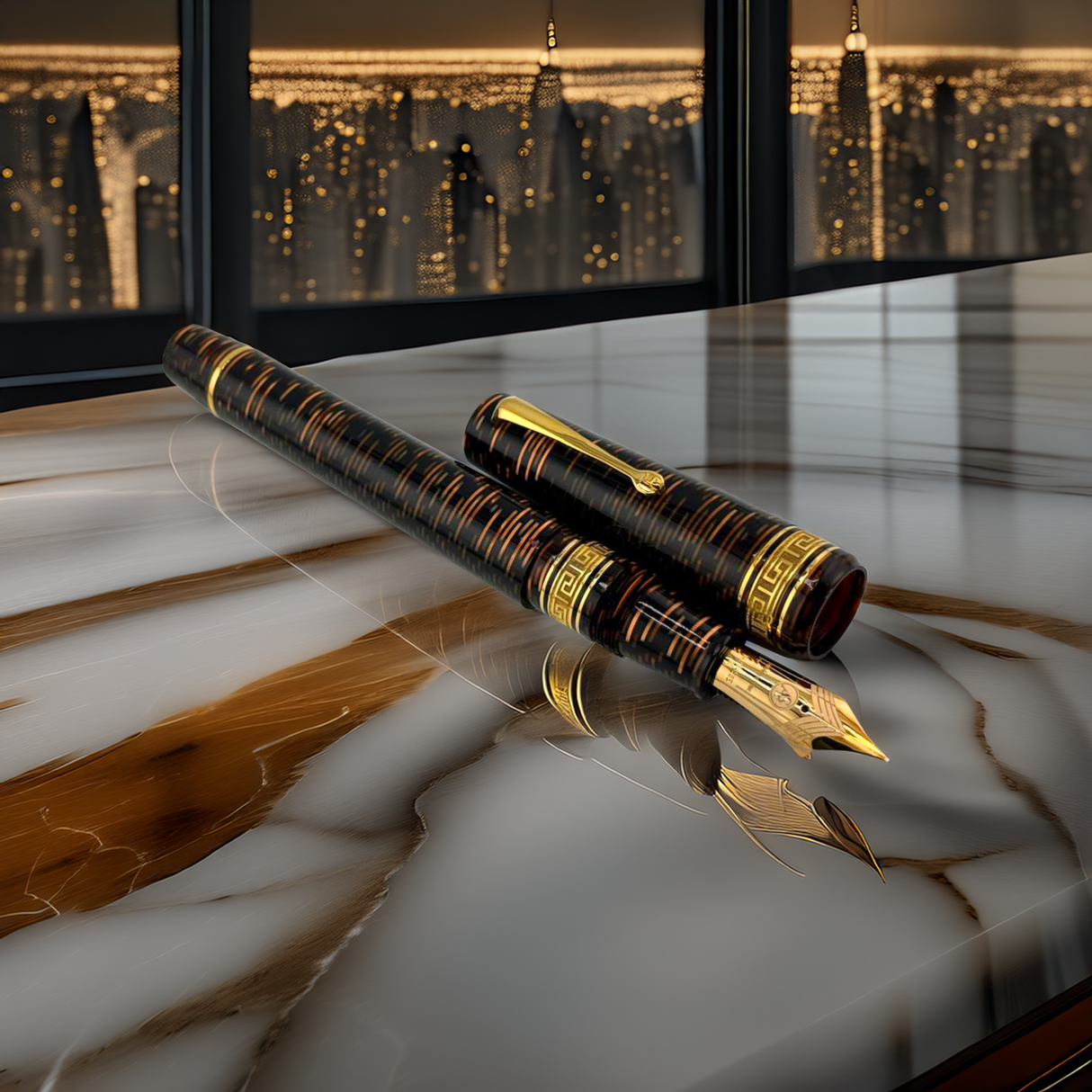 ASC Bologna Extra Bronze Skyscraper Limited Edition Fountain Pen