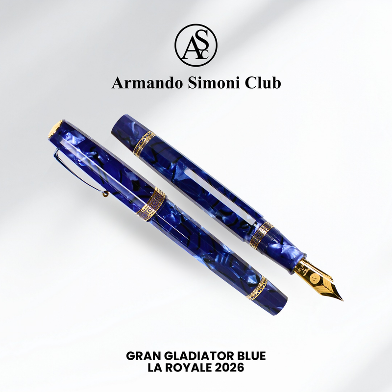ASC Gran Gladiator Blue La Royale le 2026 Fountain Pen Collection