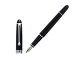 Aurora 88 Chrome Small w/ Nikargenta Trim Fountain Pen