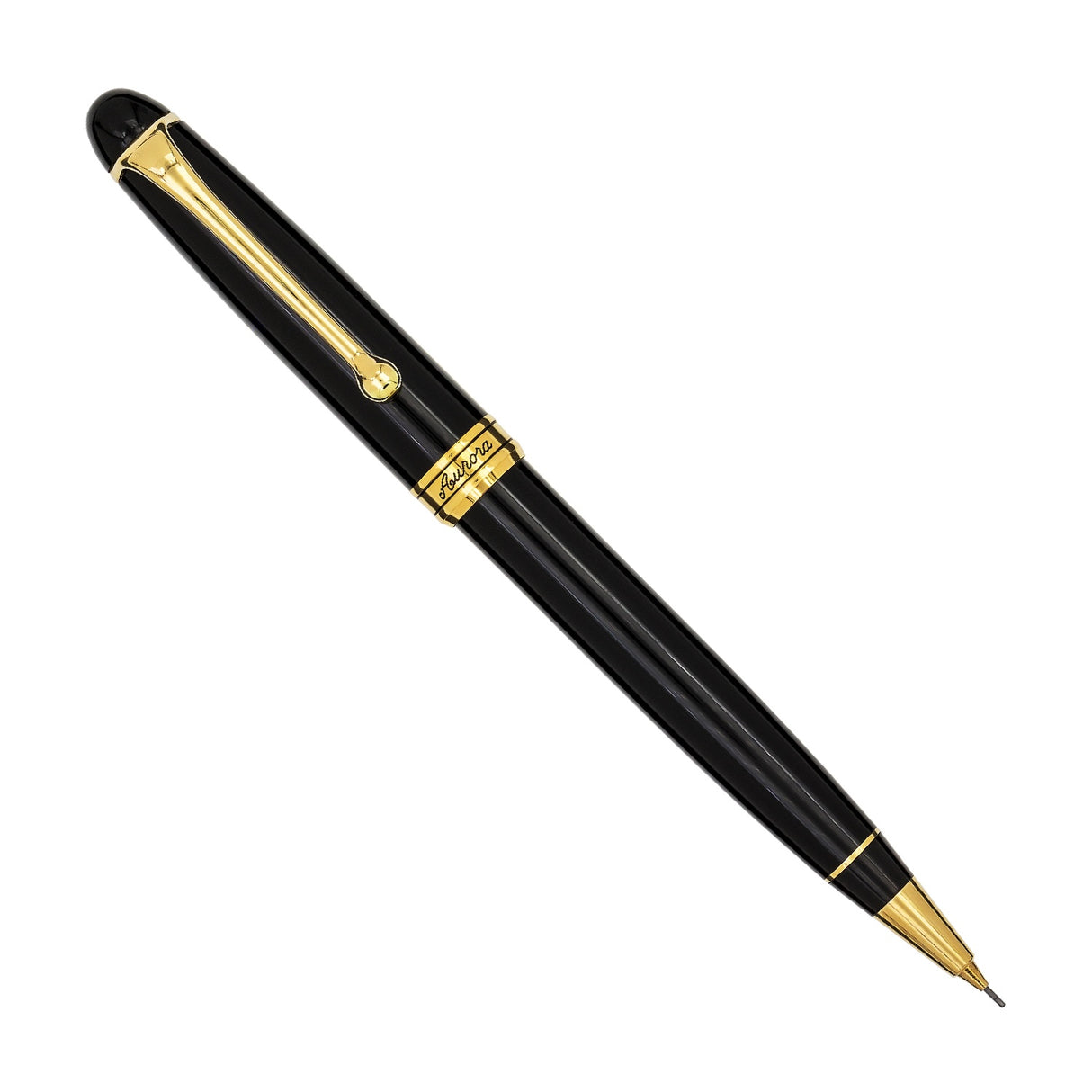 Aurora 88 Gold Plated Black Resin - 0.7mm Pencil