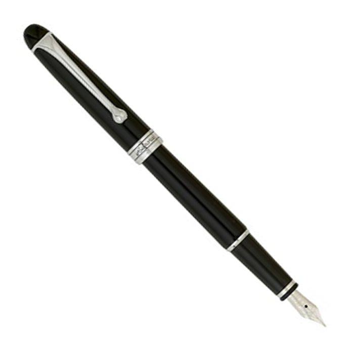 Aurora 88 Nikargenta Trim/Black Barrel - Medium Fountain Pen