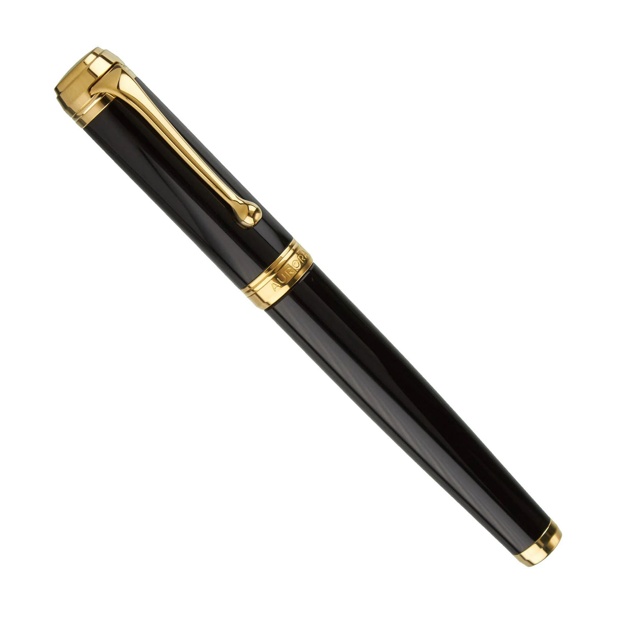 Aurora Talentum Black with Gold Trim - Fountain Pen
