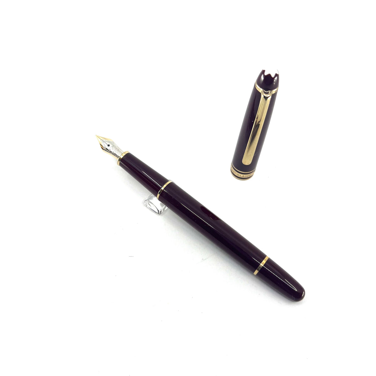 Montblanc #144 Bordeaux Fountain Pen - circa 1995 - Medium 14kt Gold Nib