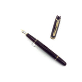 Montblanc #144 Bordeaux Fountain Pen - circa 1995 - Medium 14kt Gold Nib