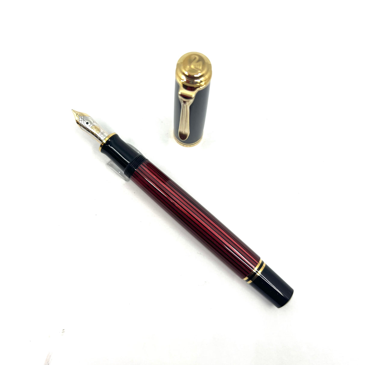 Pelikan M600 Red Striped Fountain Pen