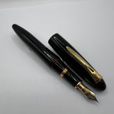Platinum Izumo Urushi Akatame(Red) Hand Painted Lacquer Oversized Fountain Pen  - Fine 18kt Gold Nib