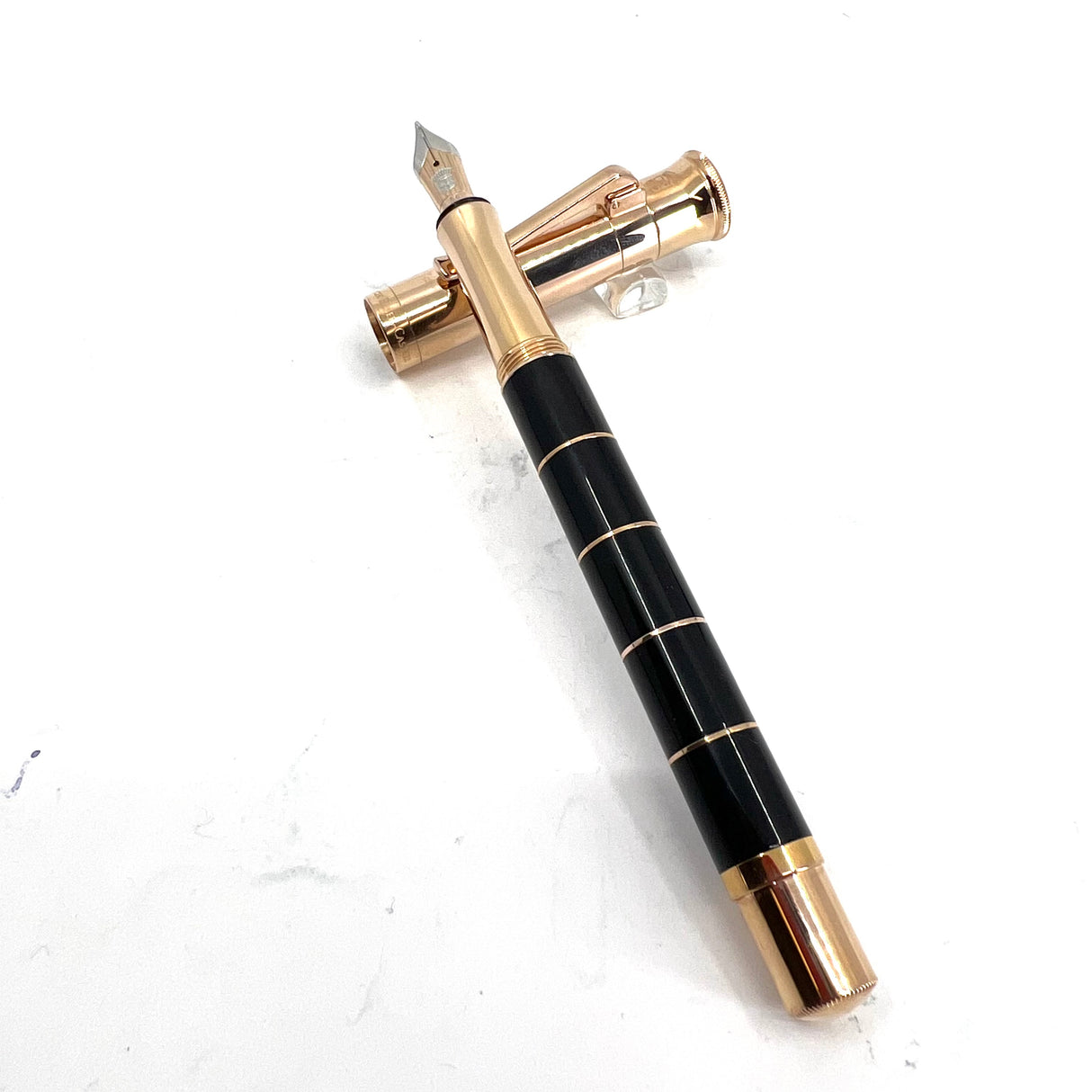 Graf von Faber-Castell Rose Gold Plated Classic Anello Fountain Pen