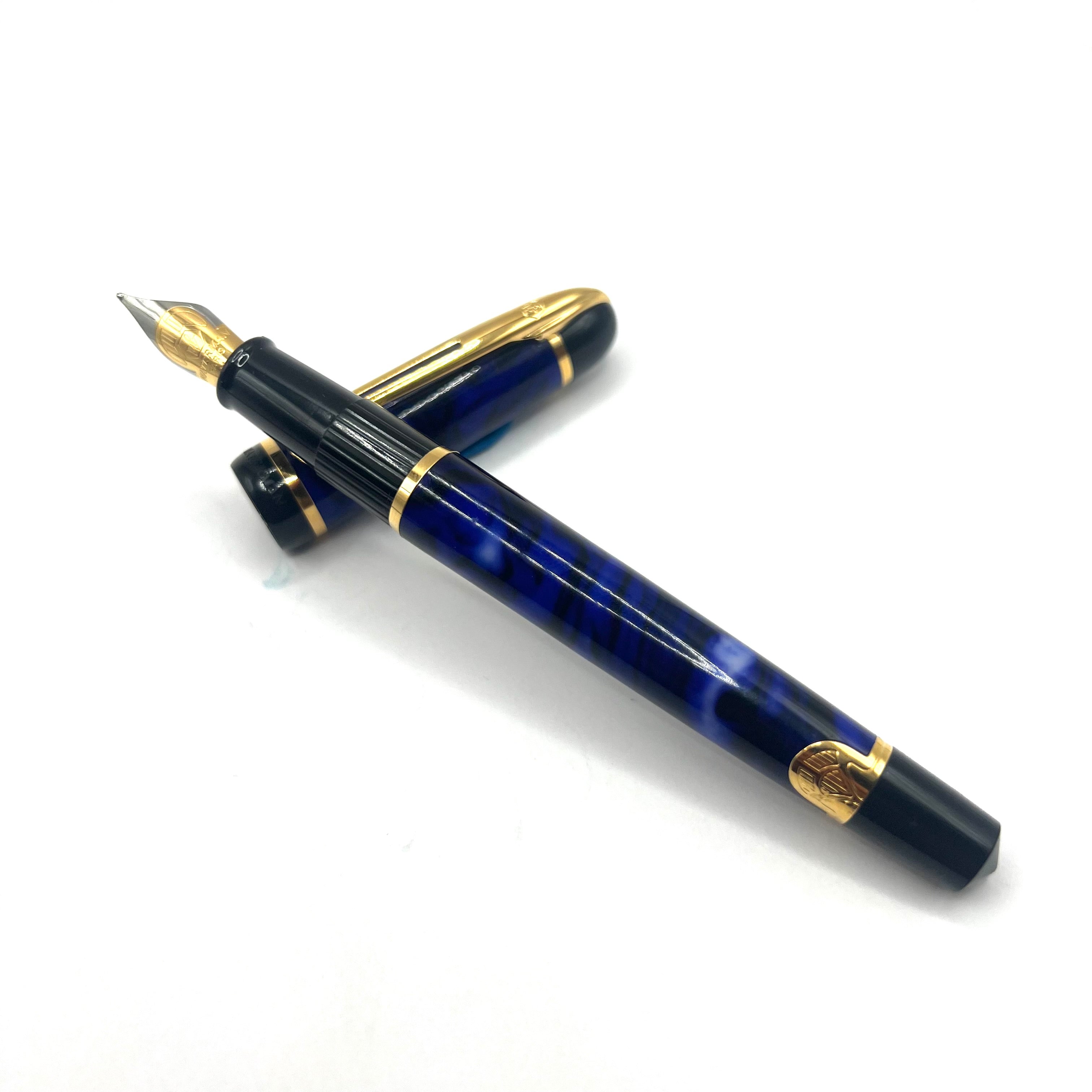 Waterman Phileas Second Generation Blue Marble Fountain Pen