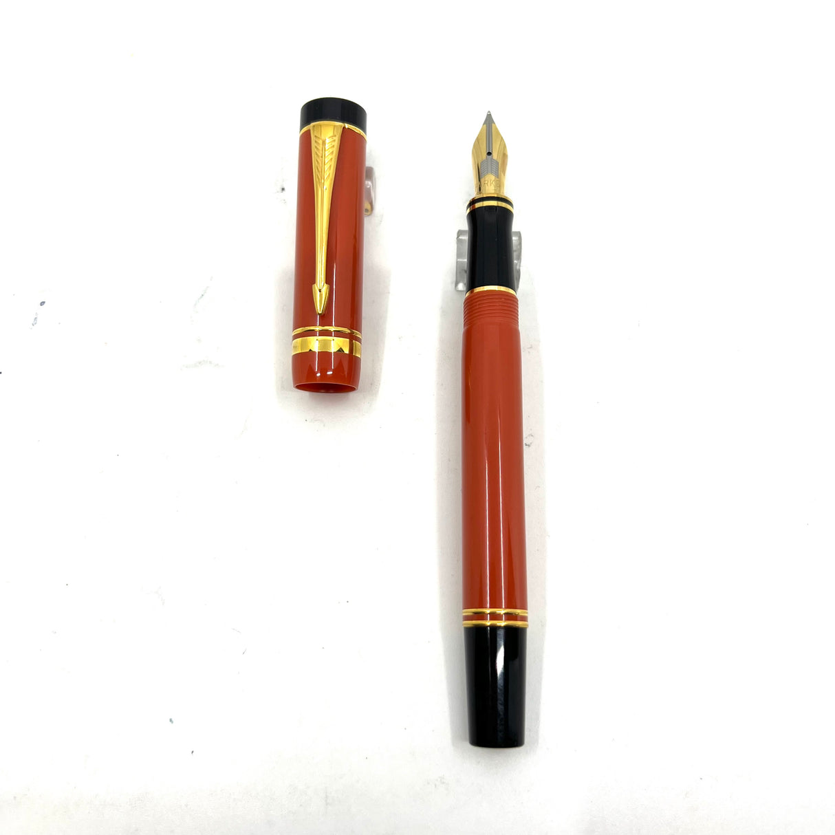 Parker International (Standard Size) Duofold Orange Fountain Pen