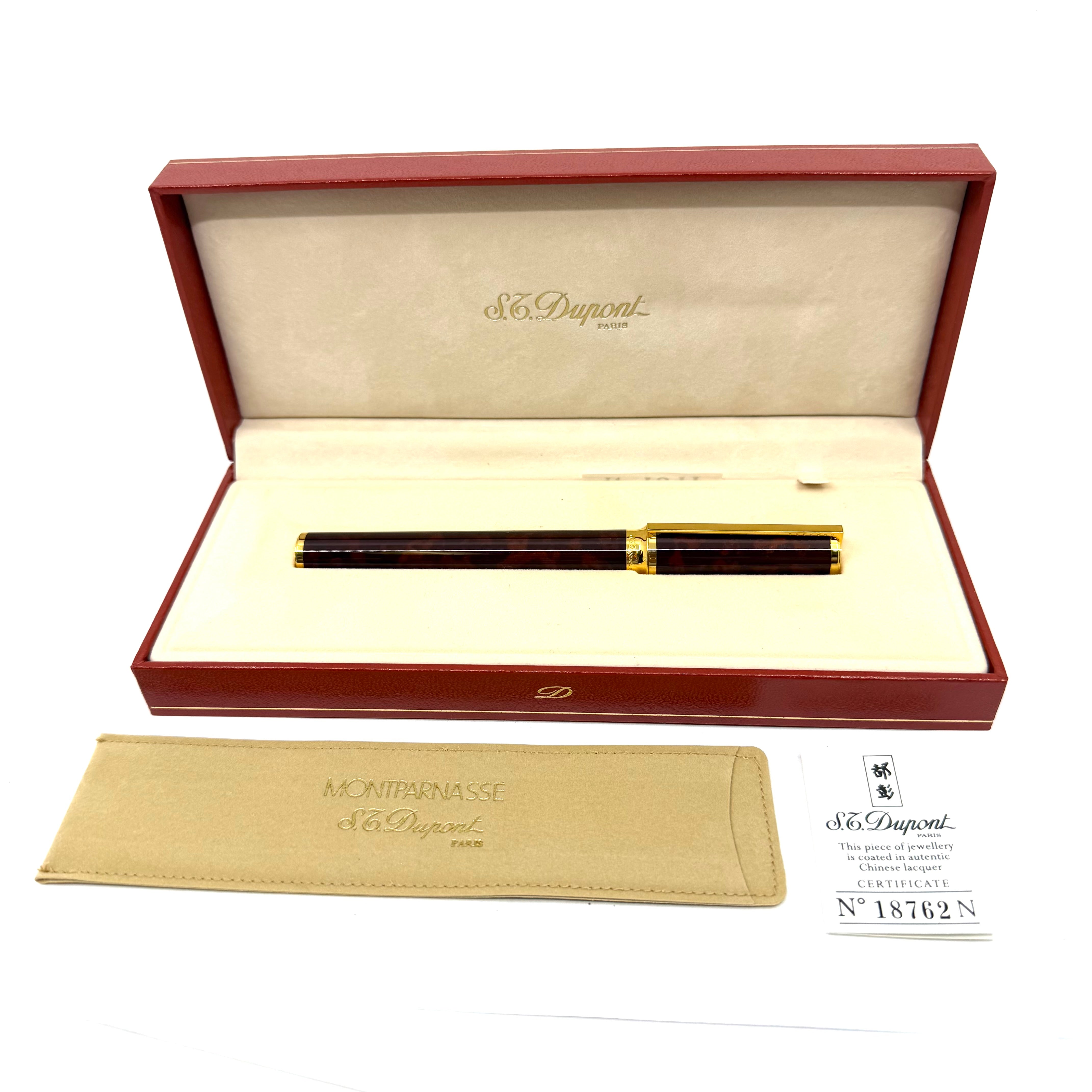 S. T. Dupont Montparnasse Chairman (Largest) Tortoiseshell Laque