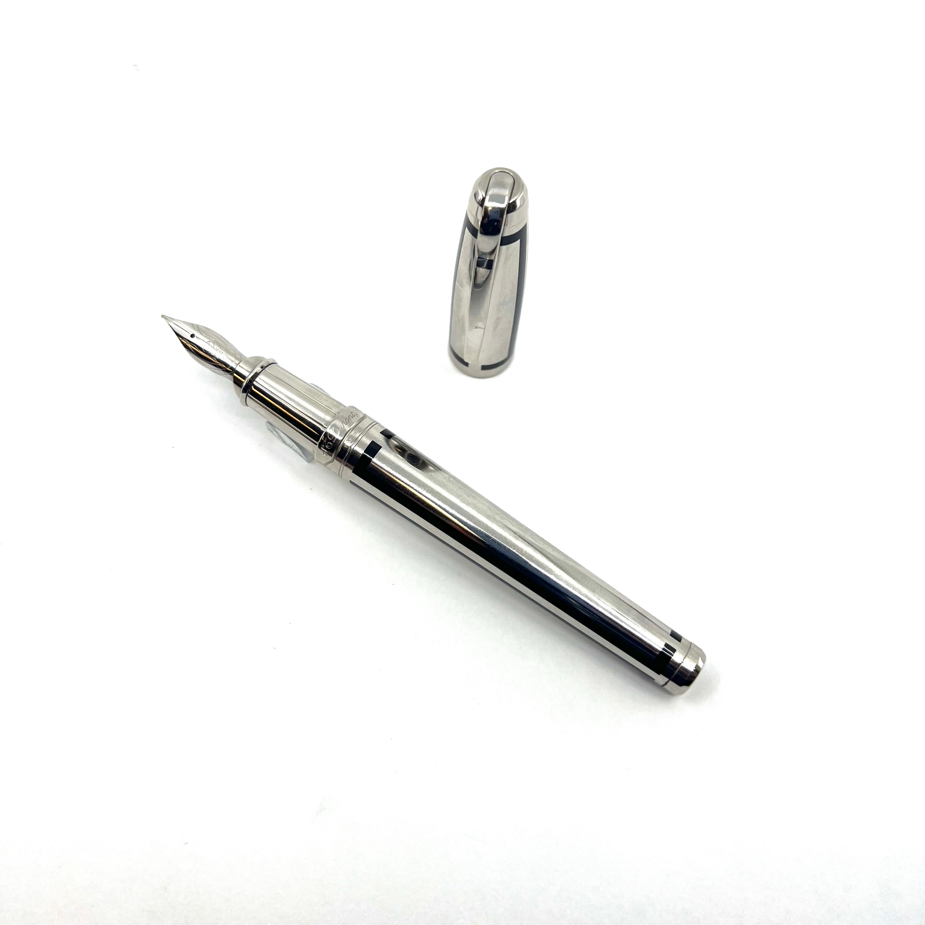 St Dupont Olympio Paris Palladium and Chinese lacquer Art Deco