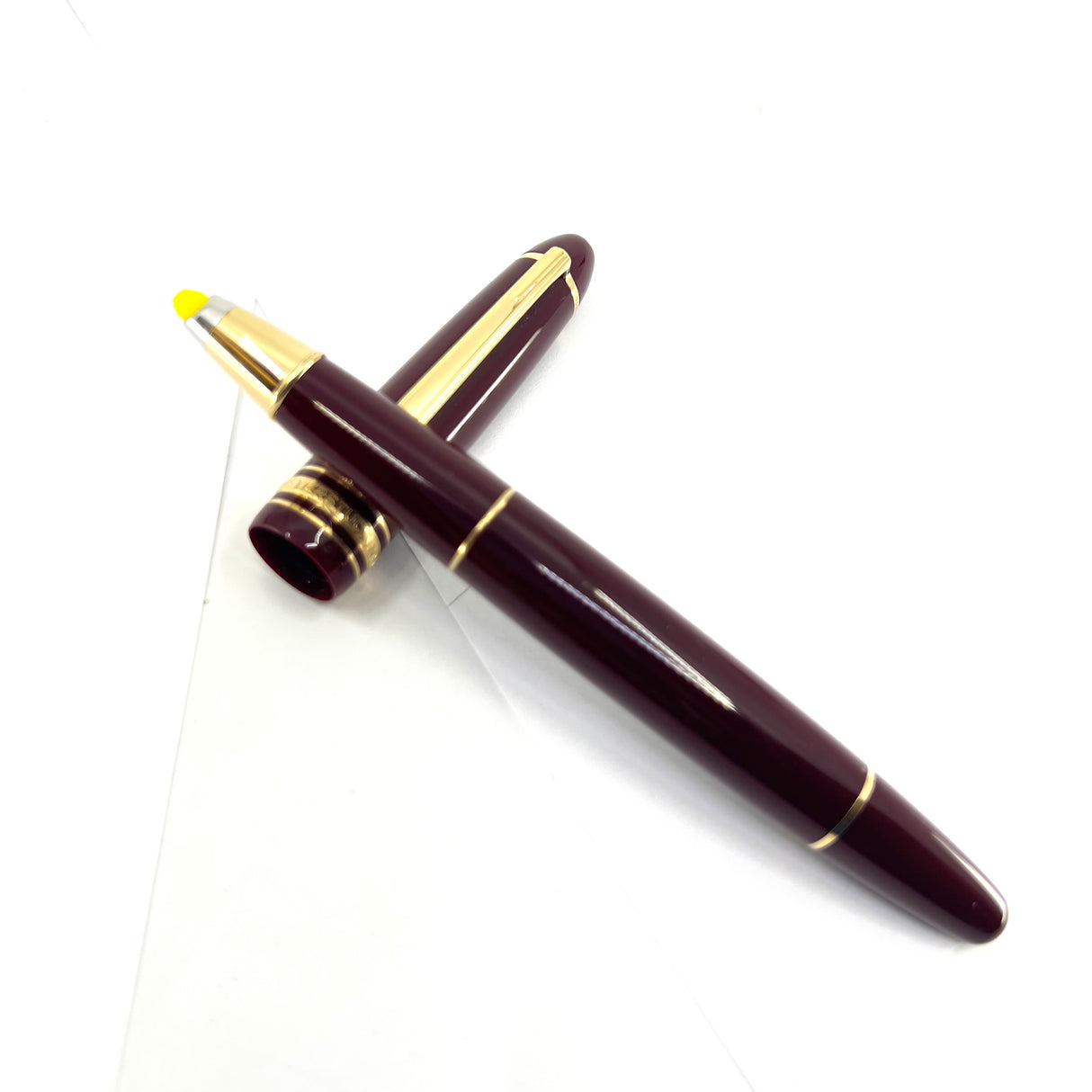 Montblanc Meisterstuck Bordeaux Resin #166 LeGrand Highlighter/ Document Marker - RARE in Bordeaux!