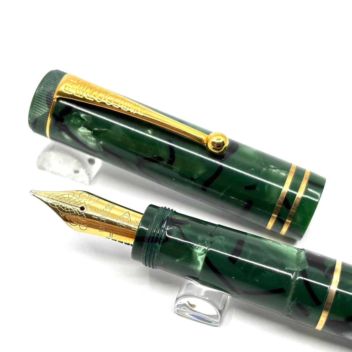 OMAS Ercolessi Green Marbled Limited Edition  Fountain Pen