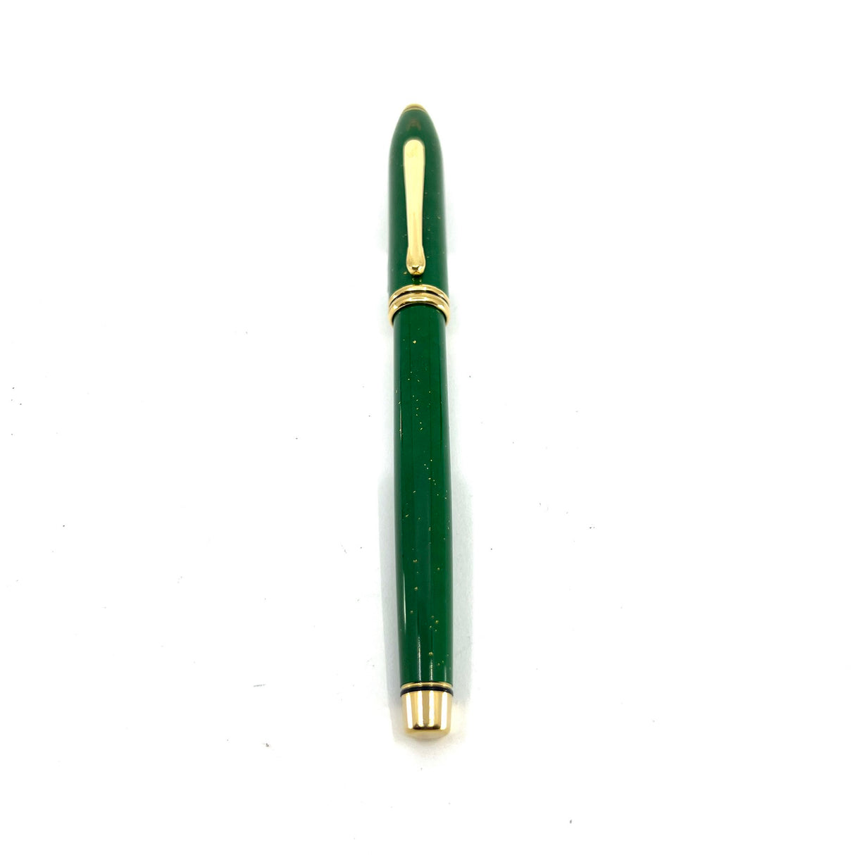 Cross Townsend Green Jade Gold dust 22K  Fountain Pen - Circa 1990