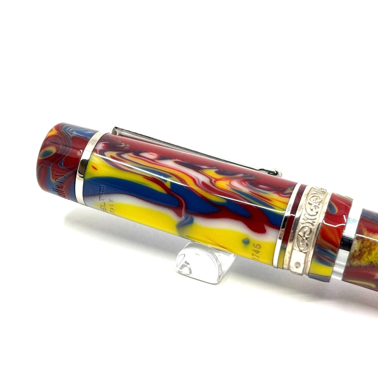 Delta Gallery Blue Moon Fountain Pen in Multi-colored Resin