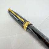 OMAS Oversized Blue/Black #360 Triangulated Fountain Pen - Medium 18kt Gold Nib
