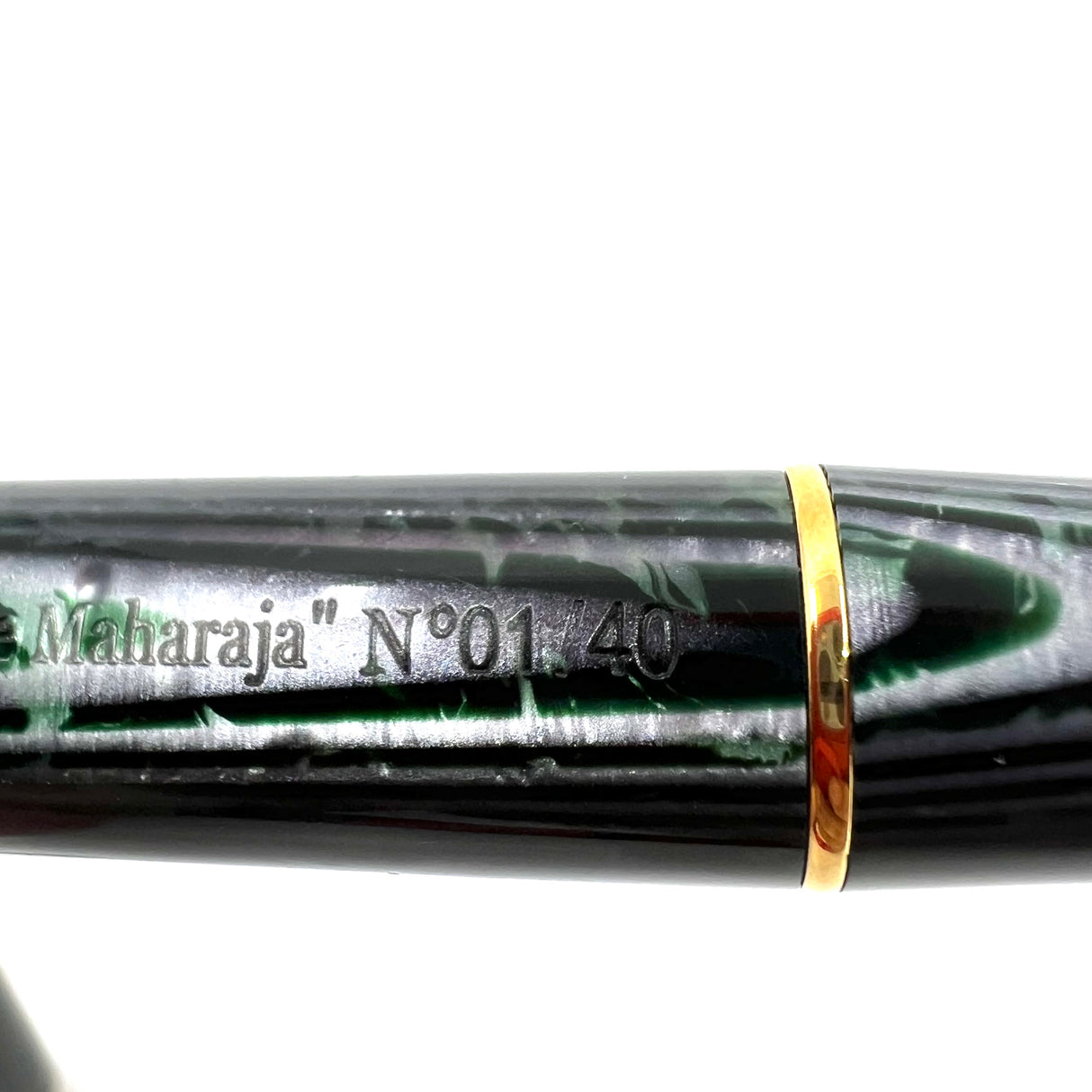 ASC (Armando Simoni Club) Bespoke Bologna Extra Maharaja of India Arco Green Celluloid LE #01/40 Fountain Pen