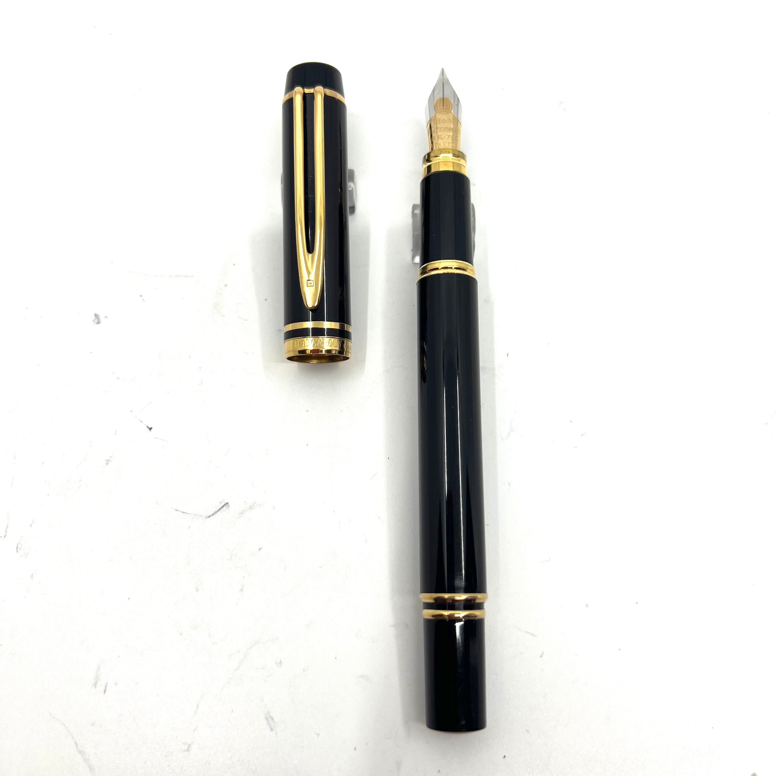 筆記具 WATERMAN Gentleman 100 Waterman Gentleman Fountain Pen (1974-80s) - Brown Mottled
