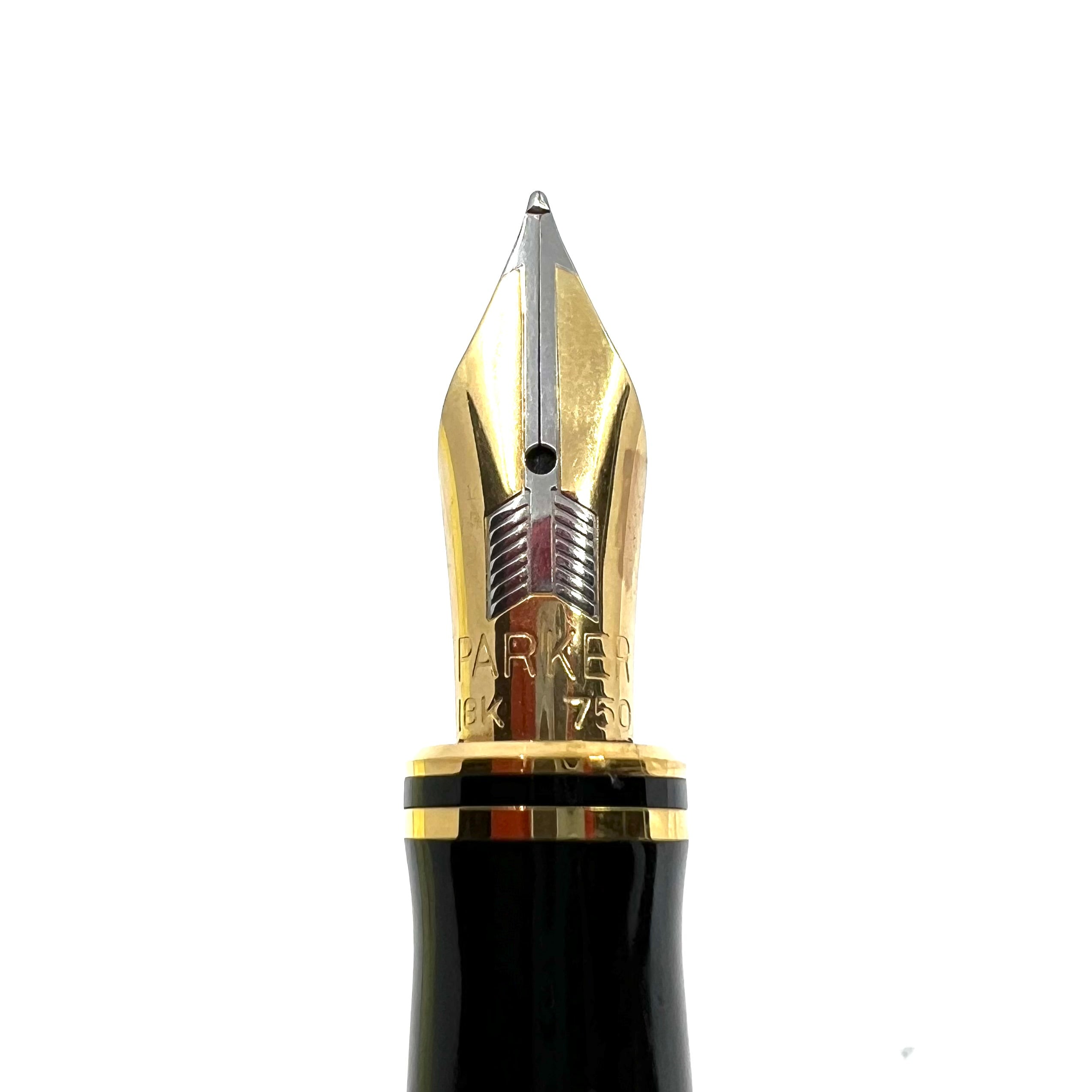 Parker DuoFold International 万年筆 18K Parker International (Standard Size) Duofold Orange Fountain Pen