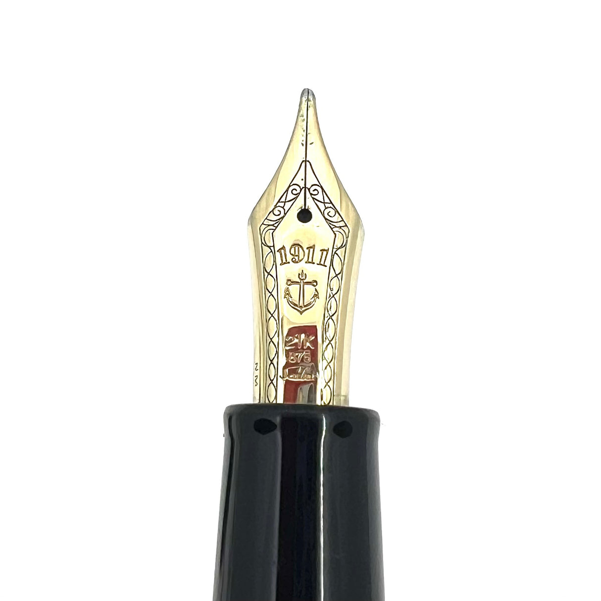 Sailor 1911L Profit  Black Matte Fountain Pen - Naginata Jr. Medium Togi 21Kt Gold Nib