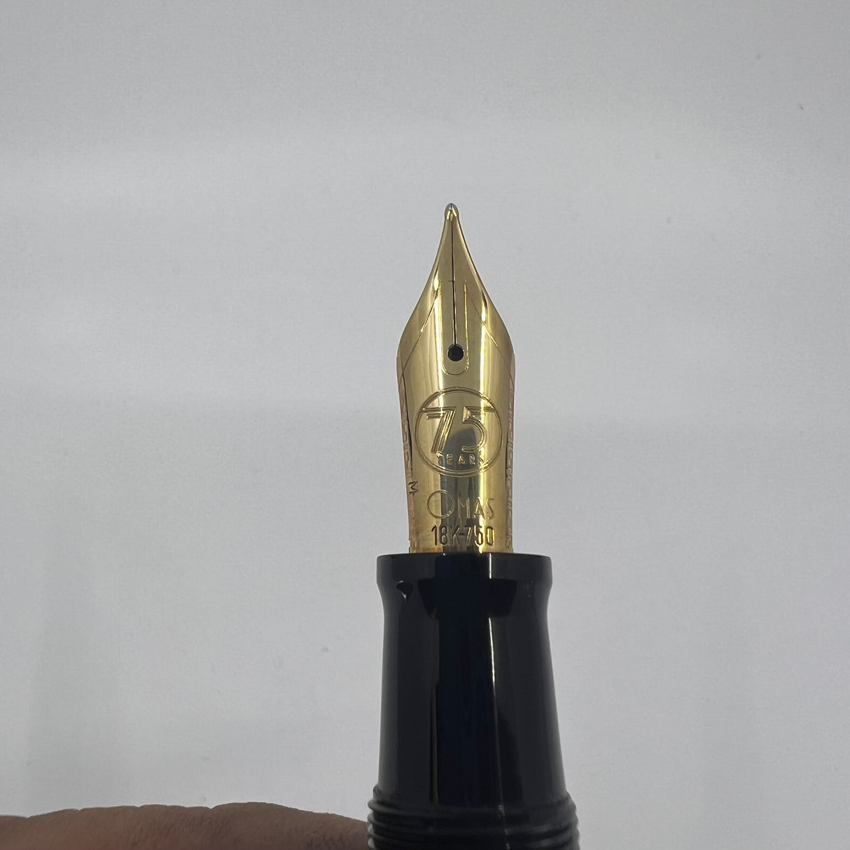 OMAS T-2 Titanium 75th Anniversary Limited Edition Fountain Pen  - Medium 18kt Gold  Nib