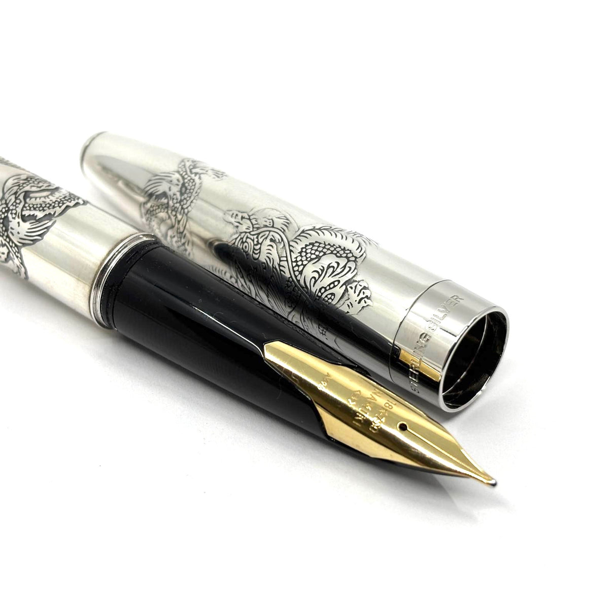 Pilot-Namiki Sterling Silver Dragon Fountain Pen