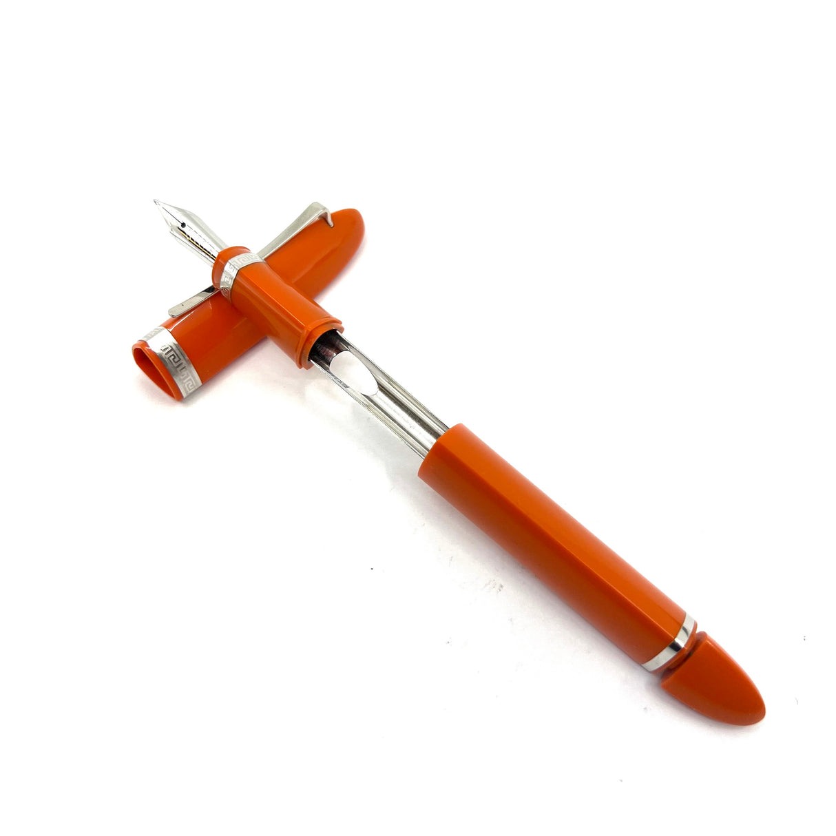 OMAS Mezzo #360 Orange Cartridge-Fill Fountain Pen-  Medium 18kt Gold Nib