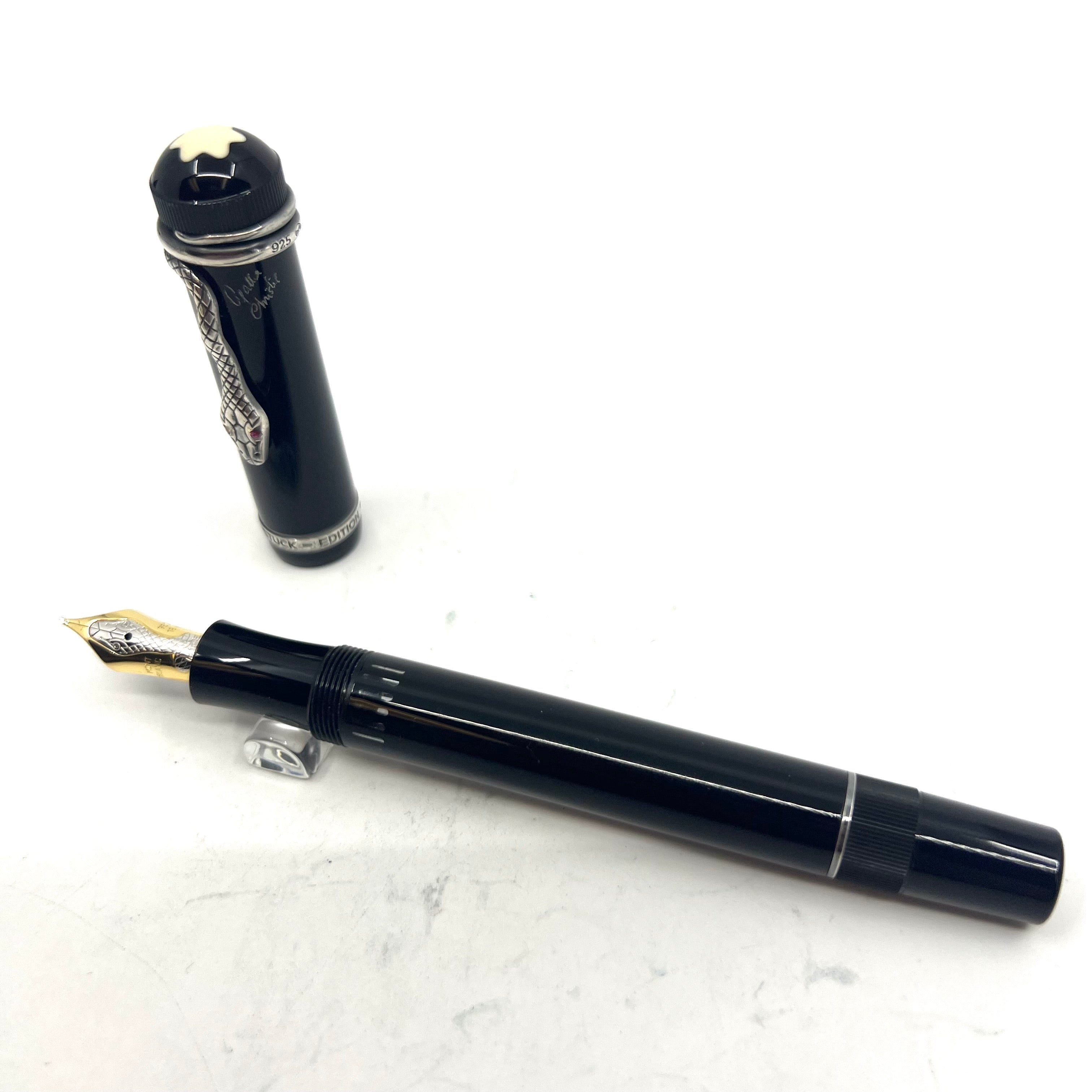 Montblanc Agatha Christie 限定万年筆 Montblanc Agatha Christie Limited Edition Fountain Pen – Fountain