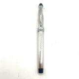 Aurora Sterling Silver Ipsilon Fountain Pen - ITALIC Stainless Steel Nib