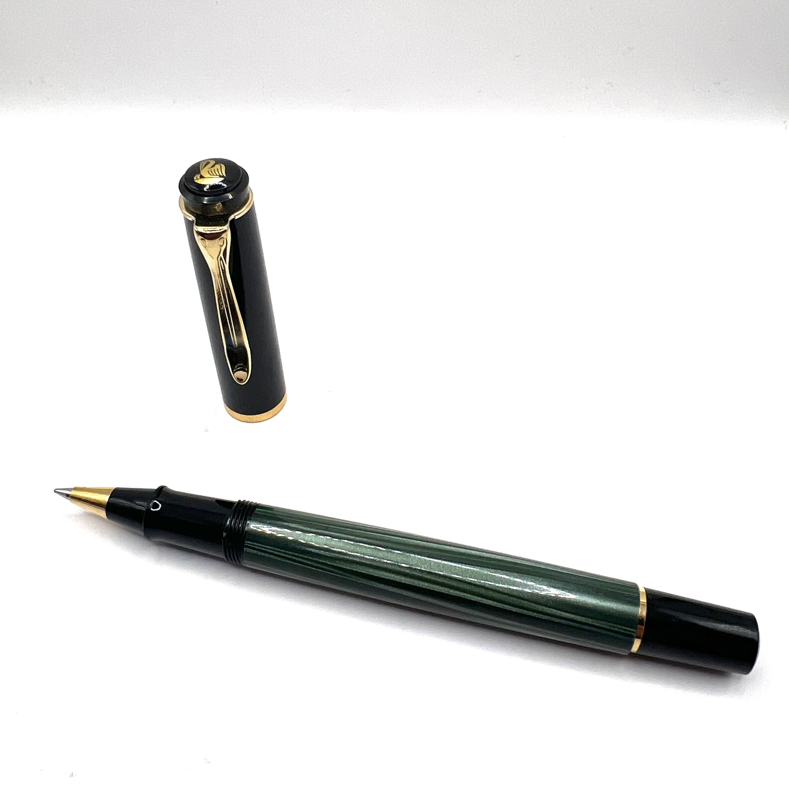 Pelikan R200 Marble Green Rollerball – Fountain Pen Hospital