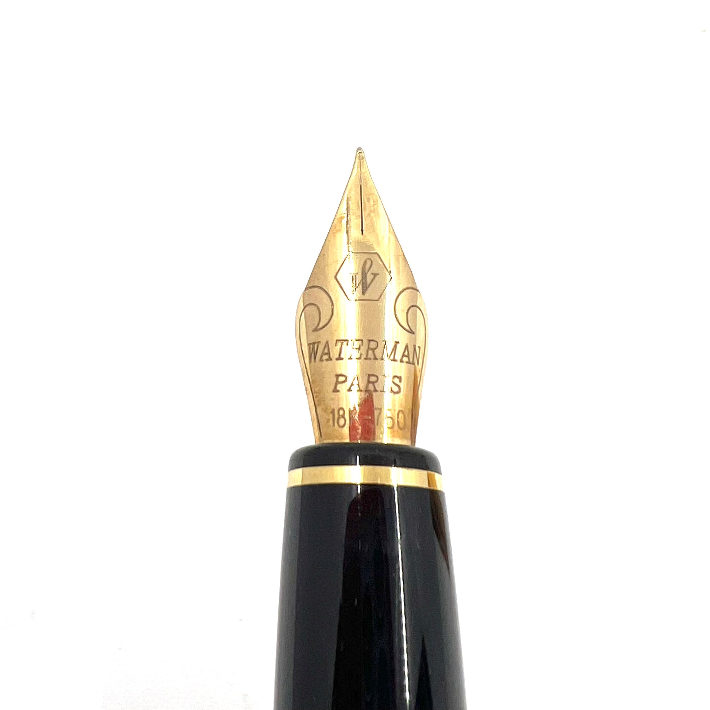 Waterman - WATERMAN L'ETALON LUNAIREの万年筆 Waterman L'Etalon Matte Gold Plated Basket Weave Design