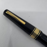 OMAS Senior Paragon Extra Black Resin Fountain Pen - Flexible Medium 18kt Gold Nib