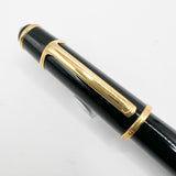 Cartier Diabolo Black Resin Fountain Pen - Medium 18kt Gold Nib