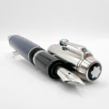 Montblanc Boheme "Jewel" Retractable Nib Blue "Lizardskin" Fountain Pen - Medium 18kt Gold Nib