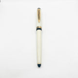 Francois Yves Luthier Modigliani White Limited Edition Fountain Pen - Fine 18kt Gold Nib