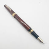 OMAS Cristoforo Colombo II Briar Wood Senior Paragon  Fountain  Pen - Medium 18kt Gold Nib