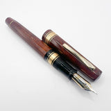 OMAS Cristoforo Colombo II Briar Wood Senior Paragon  Fountain  Pen - Medium 18kt Gold Nib